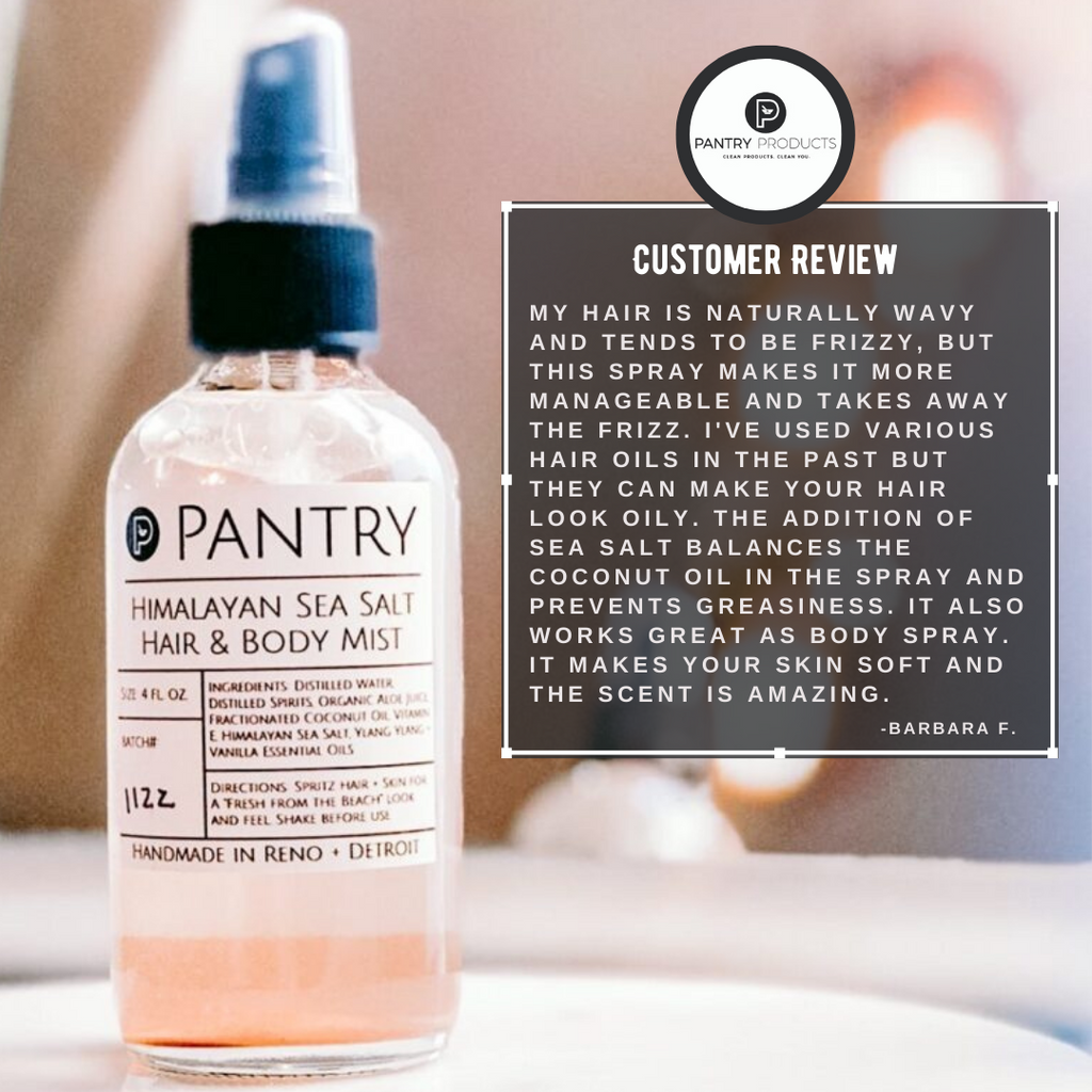 Himalayan Sea Salt Hair + Body Mist | Beach Waves Hair Spray