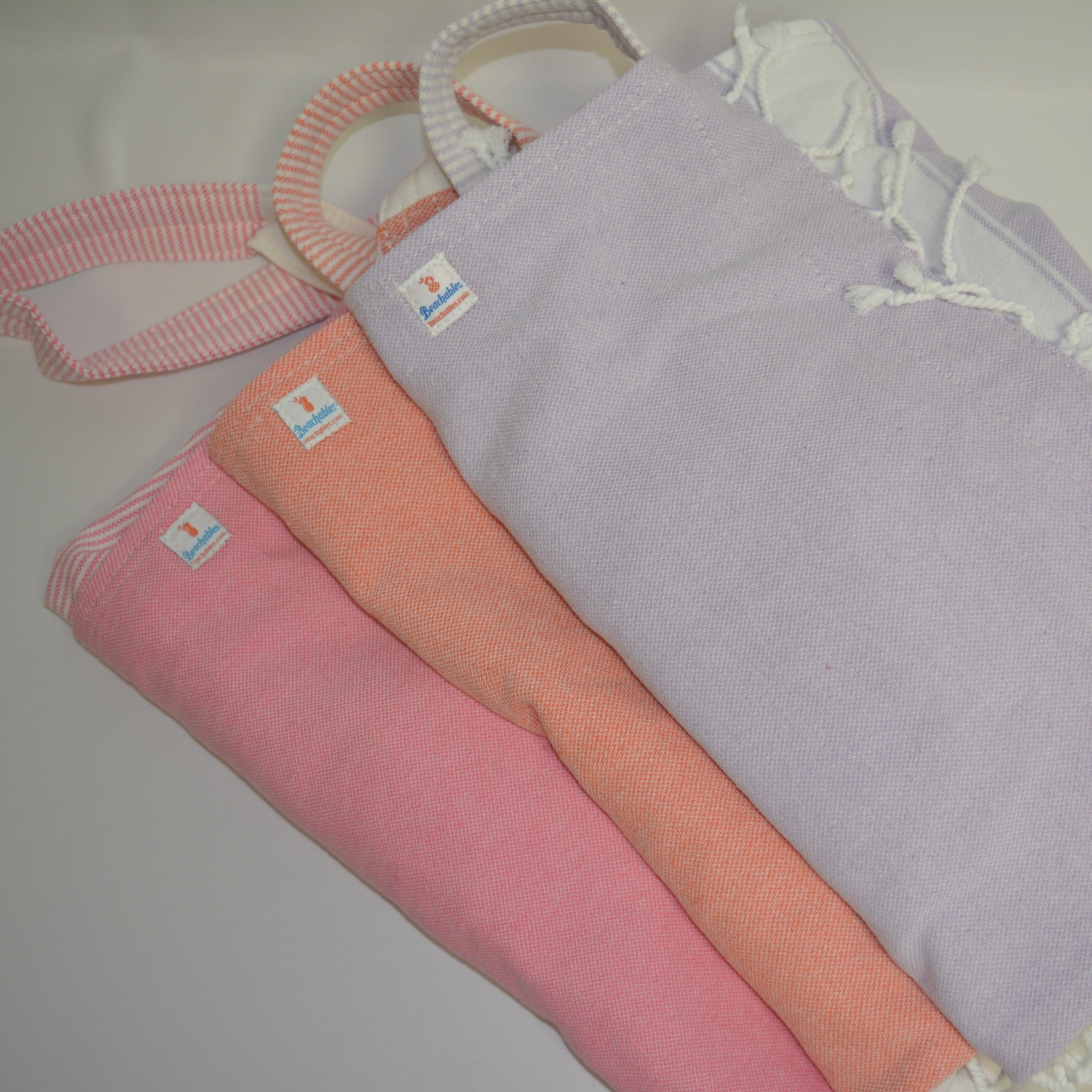 3 in 1 Turkish Cotton Beach Bag, Towel and Chair Cover (Solid Collection)