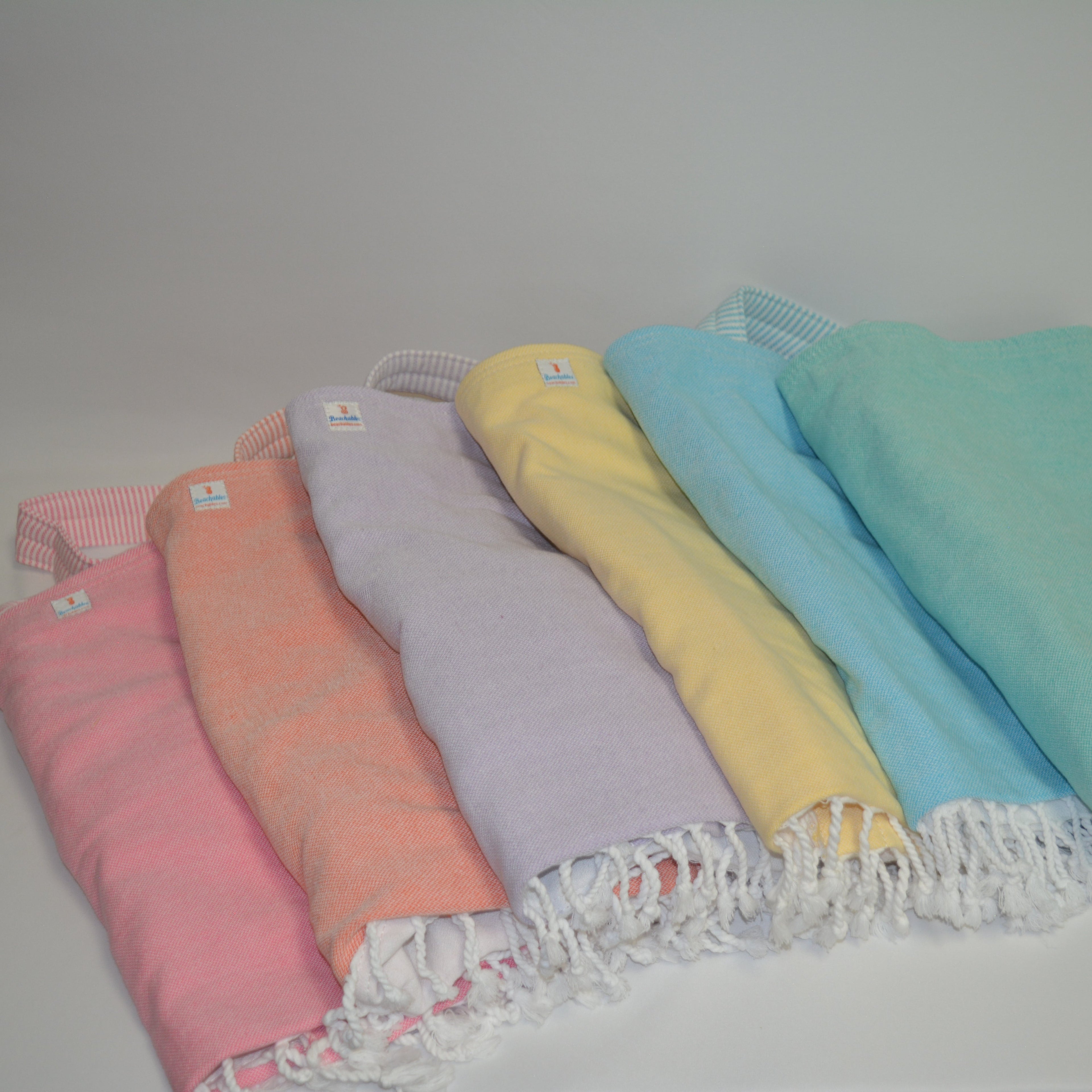 3 in 1 Turkish Cotton Beach Bag, Towel and Chair Cover (Solid Collection)