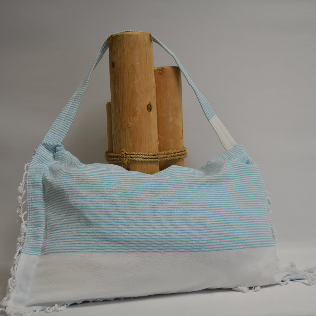 3 in 1 Turkish Cotton Beach Bag, Towel and Chair Cover (Solid Collection)