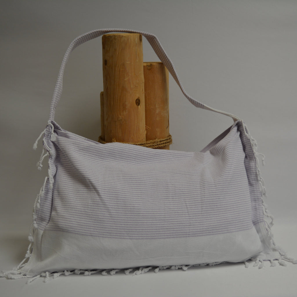 3 in 1 Turkish Cotton Beach Bag, Towel and Chair Cover (Solid Collection)