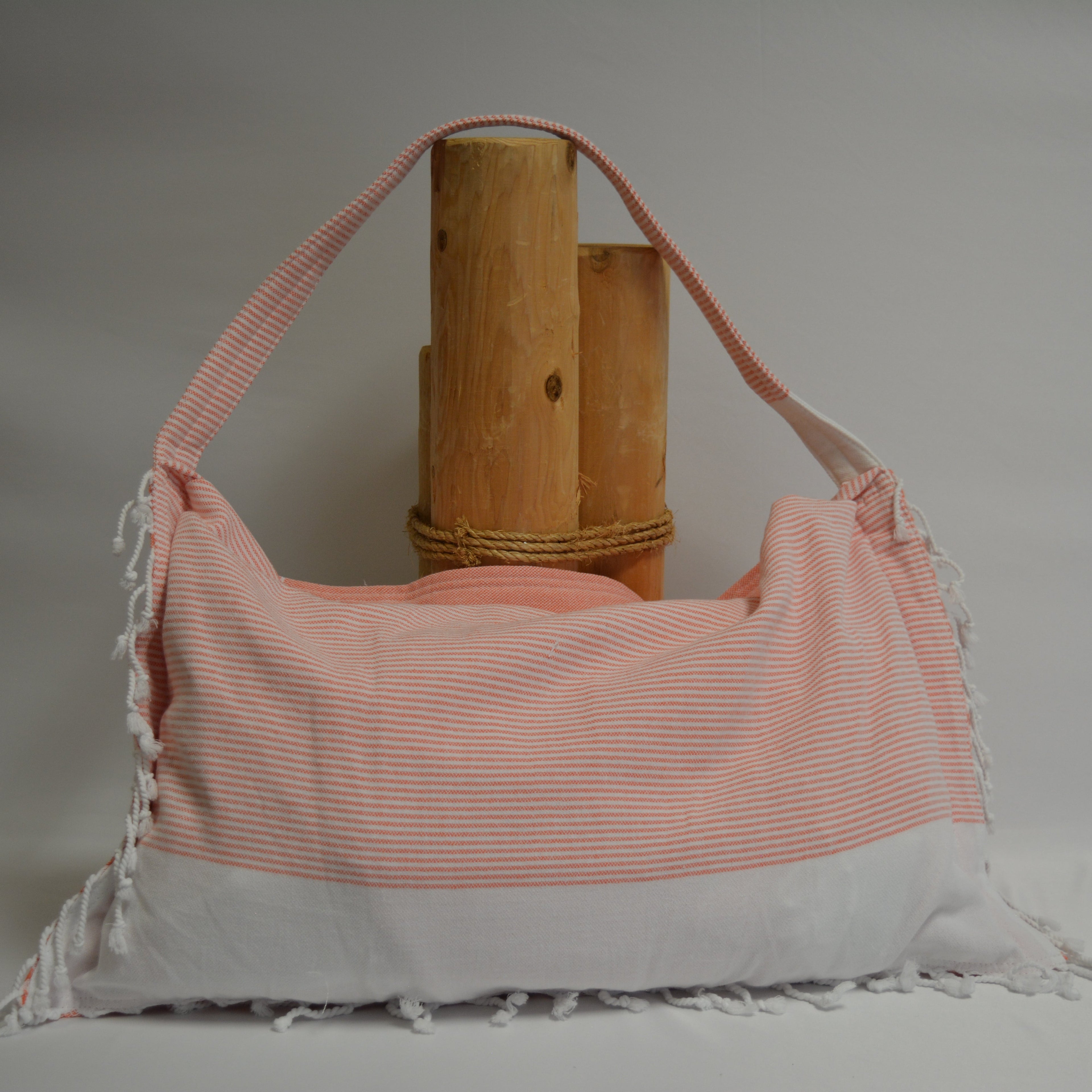 3 in 1 Turkish Cotton Beach Bag, Towel and Chair Cover (Solid Collection)