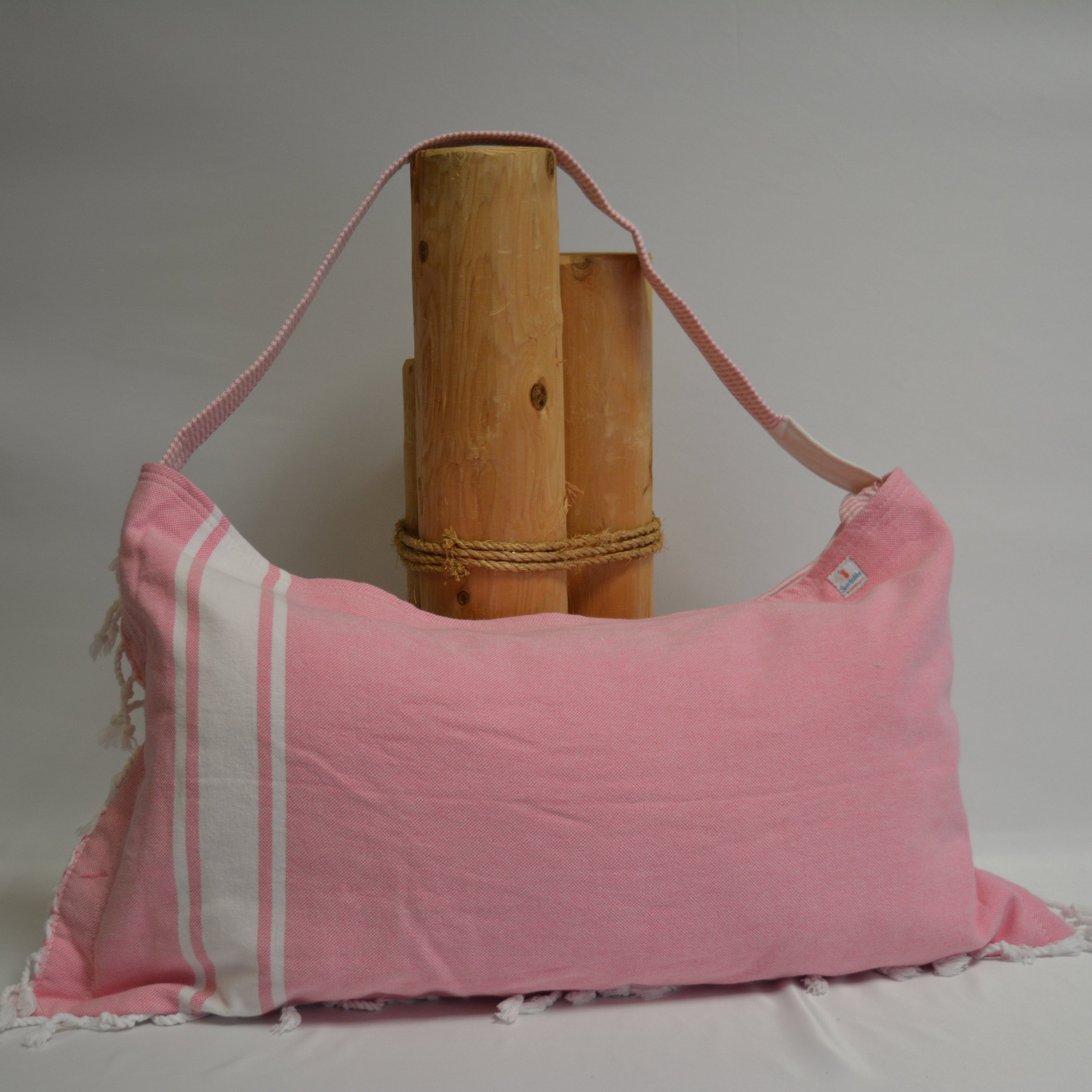 3 in 1 Turkish Cotton Beach Bag, Towel and Chair Cover (Solid Collection)