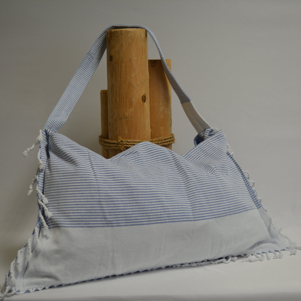 3 in 1 Turkish Cotton Beach Bag, Towel and Chair Cover (Solid Collection)