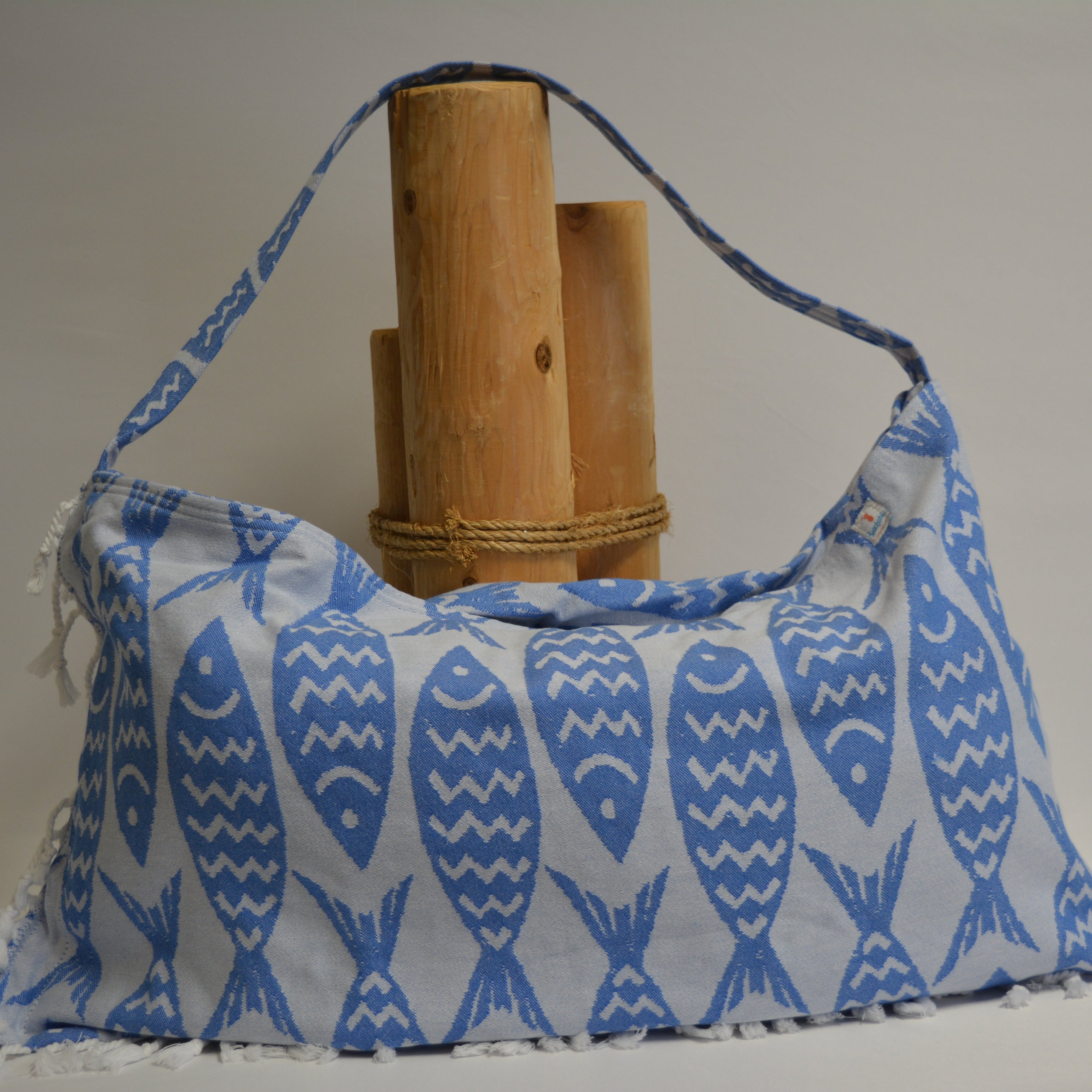 Pattern 3 in 1 Turkish Cotton Beach Bag