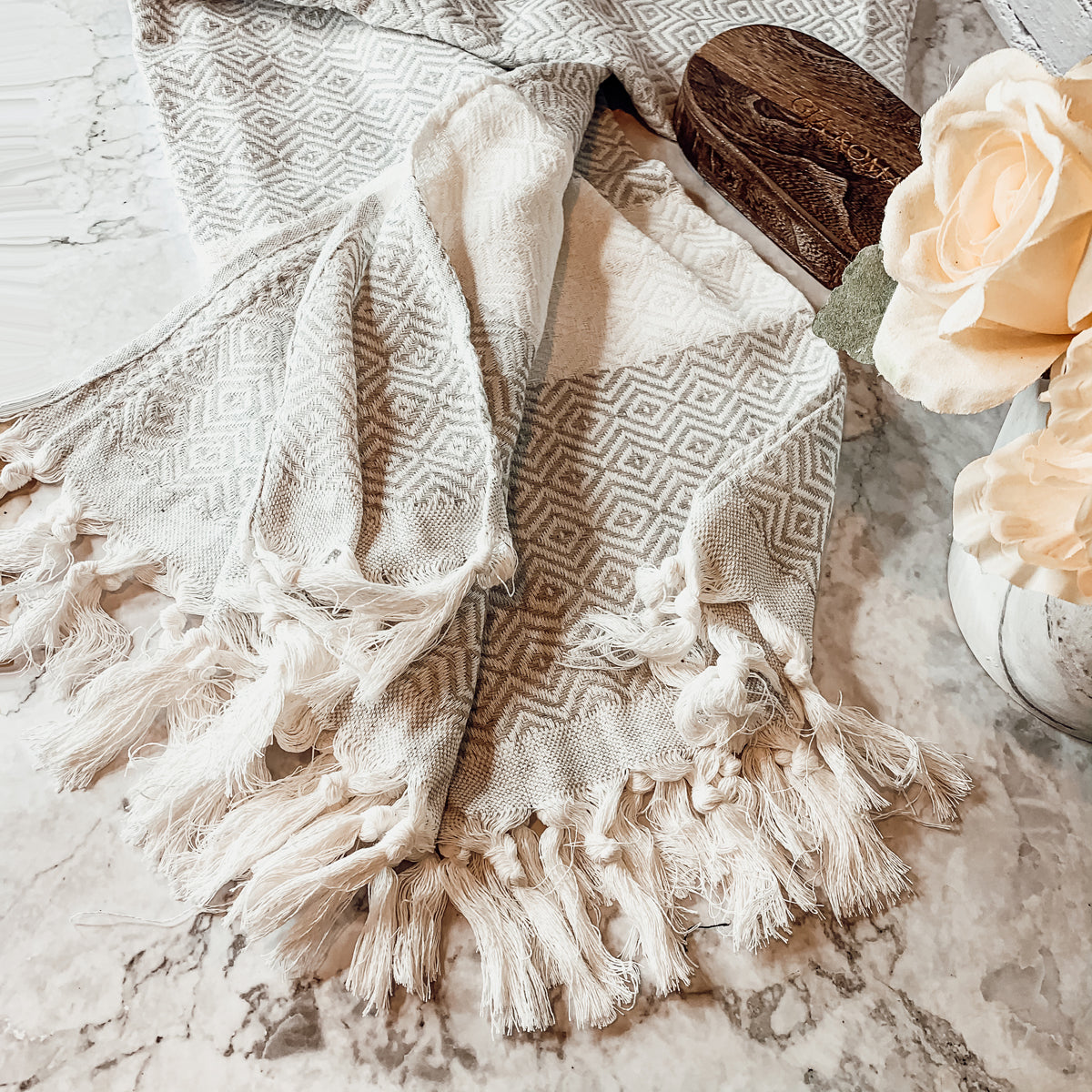 XL Turkish Cotton Towel 200GSM Oversized Bath, Pool, Hair and Picnic Towel