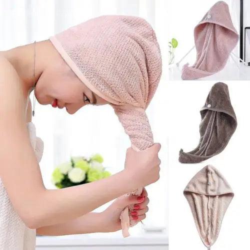 NEW Women Magic Shower Microfiber Hair Towel Quick Drying Dryer Bath Towels Quickly Drying Women Accessories